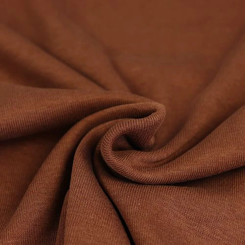 FINE RIB JERSEY In Pecan Von Meet Milk 2 FINE RIB JERSEY In Pecan Von Meet Milk – Bild 2