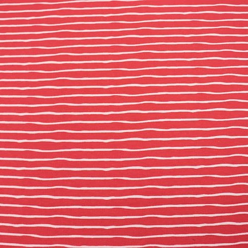 Bio Ringeljersey Stoff Good Vibes Stripes Poppy Von Stoffonkel 2 Bio Ringeljersey Stoff Good Vibes Stripes Poppy Von Stoffonkel – Bild 2