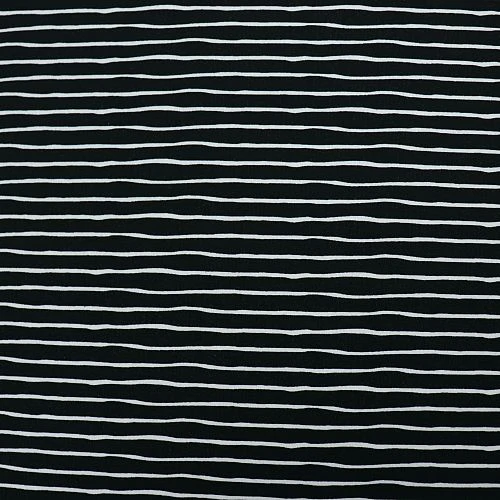 Bio Ringeljersey Stoff Good Vibes Stripes Schwarz Von Stoffonkel 2 Bio Ringeljersey Stoff Good Vibes Stripes Schwarz Von Stoffonkel – Bild 2
