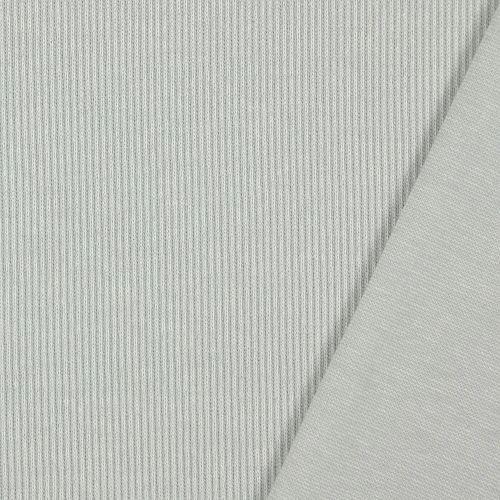 Bio Strickjacquard Rippenmuster Grau Weiß Von Stoffonkel 3 Bio Strickjacquard Rippenmuster Grau Weiß Von Stoffonkel – Bild 3