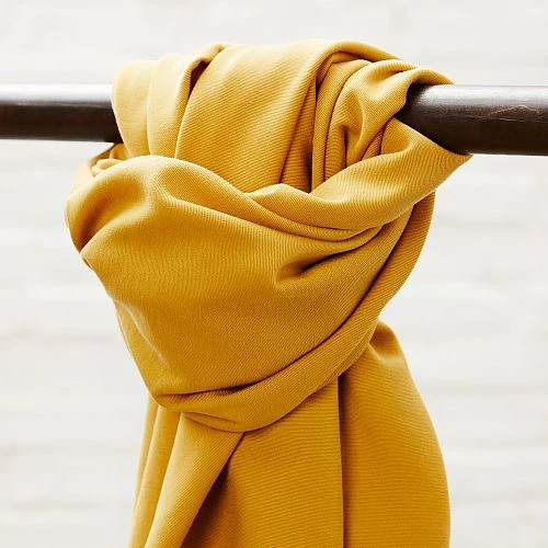 SOFT STRETCH TWILL In Amber Von Meet Milk 1 SOFT STRETCH TWILL In Amber Von Meet Milk