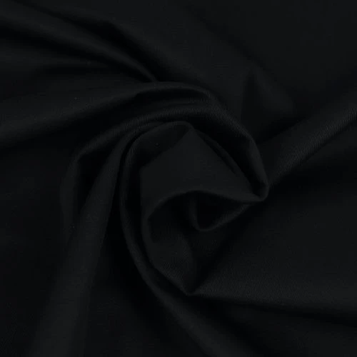ORGANIC COTTON STRETCH TWILL In Black Von Mind The MAKER 3 ORGANIC COTTON STRETCH TWILL In Black Von Mind The MAKER – Bild 3