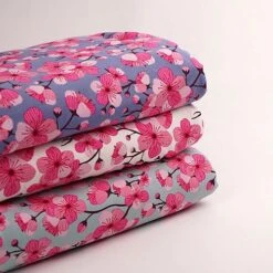 Bio Jersey Motiv Sakura In Blau Von Stoffonkel 7 Bio Jersey Motiv Sakura In Blau Von Stoffonkel -Angebote Stoffbiotop Store Sakura in blau von Stoffonkel Bio 1487 3