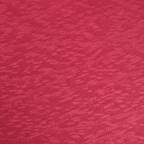 Organic Slub Jacquard Knit In Crimson Von Mind The MAKER 2 Organic Slub Jacquard Knit In Crimson Von Mind The MAKER – Bild 2