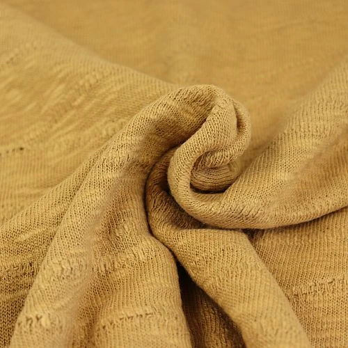 Organic Slub Jacquard Knit In Dry Mustard Von Mind The MAKER 2 Organic Slub Jacquard Knit In Dry Mustard Von Mind The MAKER – Bild 2