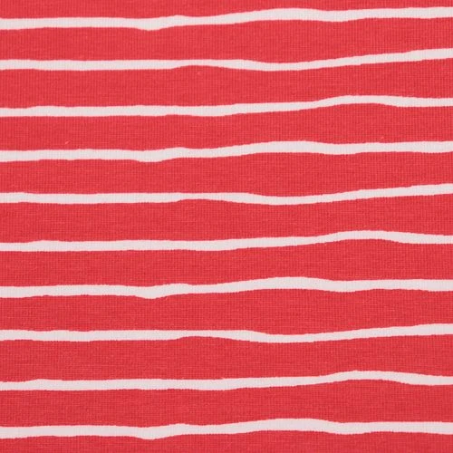 Bio Ringeljersey Stoff Good Vibes Stripes Poppy Von Stoffonkel 3 Bio Ringeljersey Stoff Good Vibes Stripes Poppy Von Stoffonkel – Bild 3