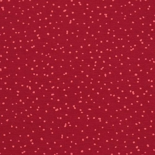 Bio Jersey Stoff Spotties Kirsch Von Stoffonkel 3 Bio Jersey Stoff Spotties Kirsch Von Stoffonkel – Bild 3