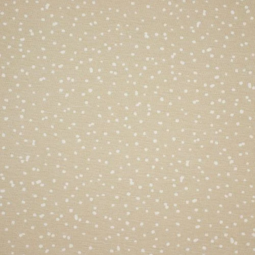 Bio Jersey Stoff Spotties Macadamia Von Stoffonkel 3 Bio Jersey Stoff Spotties Macadamia Von Stoffonkel – Bild 3