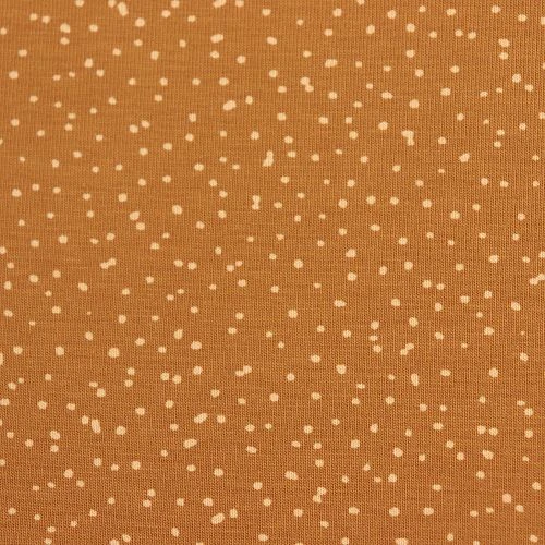Bio Jersey Stoff Spotties Messing Von Stoffonkel 3 Bio Jersey Stoff Spotties Messing Von Stoffonkel – Bild 3