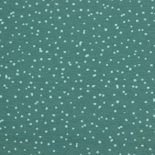 Bio Jersey Stoff Spotties Staubgrün Von Stoffonkel 3 Bio Jersey Stoff Spotties Staubgrün Von Stoffonkel – Bild 3