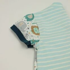 Bio Jersey Stoff Streifen Hellblau Vanille Ringeljersey Stoffonkel -Angebote Stoffbiotop Store Stoff Streifen hellblau vanille Ringeljersey Stoffonkel 416 2