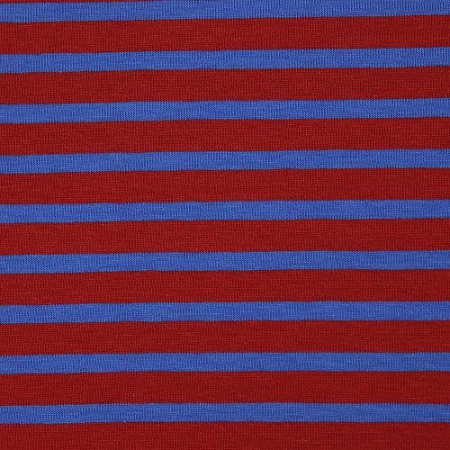 Bio Jersey Stoff Streifen Ultramarine Rot Ringeljersey Stoffonkel 3 Bio Jersey Stoff Streifen Ultramarine Rot Ringeljersey Stoffonkel – Bild 3