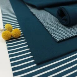 Bio Jersey Stoff Streifen Water By Night Ringeljersey Stoffonkel -Angebote Stoffbiotop Store Stoff Streifen water by night Ringeljersey 411 2