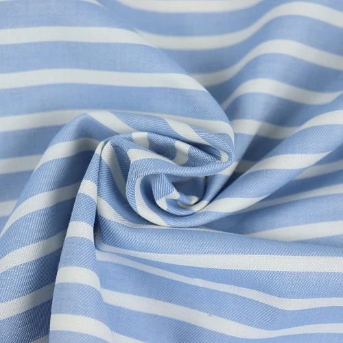 Bio Chambray Streifen Himmelblau Von Amandine Cha 3 Bio Chambray Streifen Himmelblau Von Amandine Cha – Bild 3