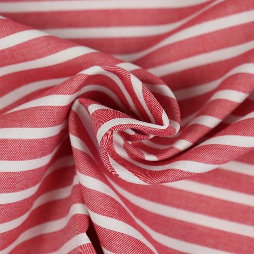 Bio Chambray Streifen Lanterne Rouge Von Amandine Cha 3 Bio Chambray Streifen Lanterne Rouge Von Amandine Cha – Bild 3