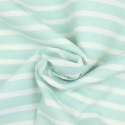 Bio Chambray Streifen Mintgrün Von Amandine Cha -Angebote Stoffbiotop Store Streifen mintgruen von Amandine Cha Bio 1279 2