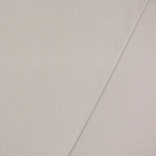 Bio Strickjacquard Fischgrät Silver Grey Von Stoffonkel 2 Bio Strickjacquard Fischgrät Silver Grey Von Stoffonkel – Bild 2