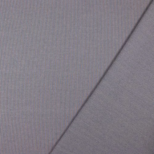 Bio Strickjacquard Rippenmuster Cold Pink - China Blue Von Stoffonkel 2 Bio Strickjacquard Rippenmuster Cold Pink - China Blue Von Stoffonkel – Bild 2