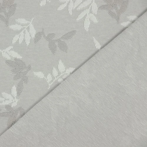 Bio Relief Strickjacquard Shiny Leaves Platin Von Stoffonkel 3 Bio Relief Strickjacquard Shiny Leaves Platin Von Stoffonkel – Bild 3