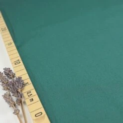 Uni Bio Popeline Candy Cotton In Dark Cyan Von Verhees