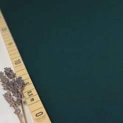 Uni Bio Popeline Candy Cotton In Dark Emerald Von Verhees