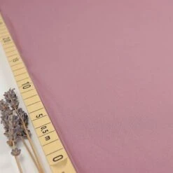 Uni Bio Popeline Candy Cotton In Mauve Von Verhees