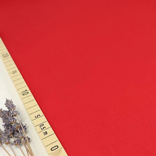 Uni Bio Popeline Rot Von Amandine Cha 1 Uni Bio Popeline Rot Von Amandine Cha