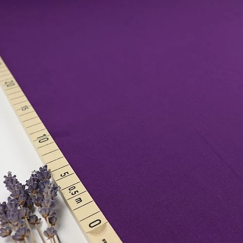 Uni Bio Popeline Violett Von Amandine Cha 1 Uni Bio Popeline Violett Von Amandine Cha