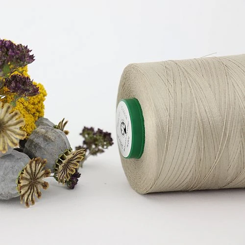 Nähgarn Weizen 100% Bio Baumwolle Scanfil 5000m Kone 2 Nähgarn Weizen 100% Bio Baumwolle Scanfil 5000m Kone – Bild 2