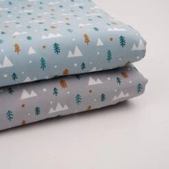 Bio Jersey Motiv Winterwald Blau Von Stoffonkel 8 Bio Jersey Motiv Winterwald Blau Von Stoffonkel -Angebote Stoffbiotop Store Winterwald blau von Stoffonkel Bio Jersey 1513 3