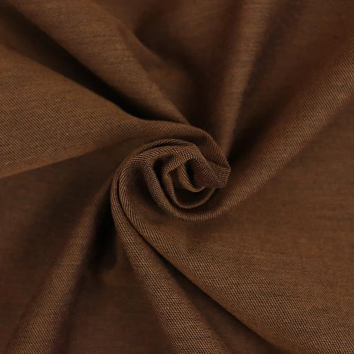 Bio Chambray Uni Mordoré Zwiebackbraun Von Amandine Cha 3 Bio Chambray Uni Mordoré Zwiebackbraun Von Amandine Cha – Bild 3