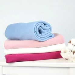 Bio Interlock Jersey Uni Denim Blau -Angebote Stoffbiotop Store uni denim blau Bio Interlock Jersey 933 3