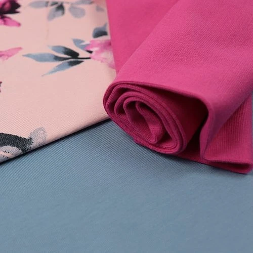 Bio Jersey Stoff Uni Denim Blau 4 Bio Jersey Stoff Uni Denim Blau – Bild 4