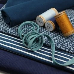 Bio Bündchen Stoff Uni Petrol Blau "water By Night" Stoffonkel -Angebote Stoffbiotop Store uni petrol blau water by night 423 3