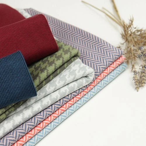 Bio Strickjacquard Rippenmuster Kirsche Von Stoffonkel 5 Bio Strickjacquard Rippenmuster Kirsche Von Stoffonkel – Bild 5